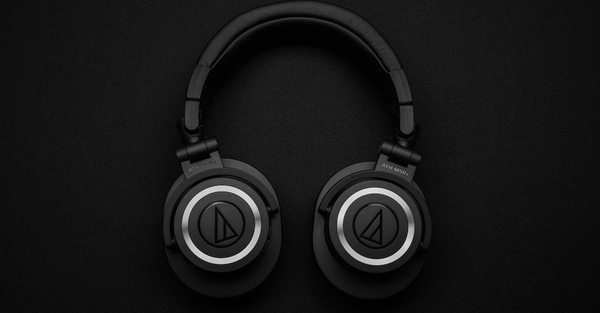 Top View Photo of Black Wireless Headphones