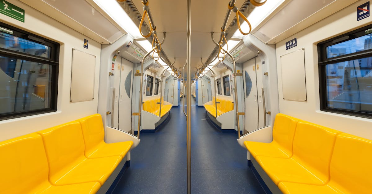 Empty Subway Train
