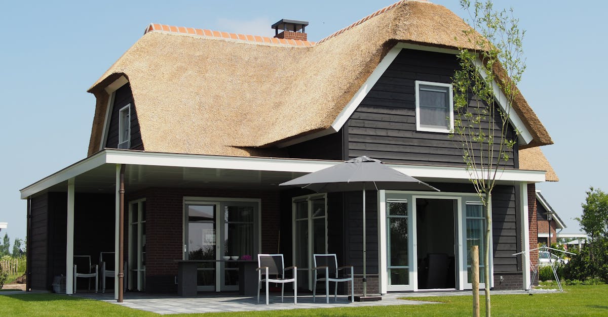 Black and Brown Wooden House