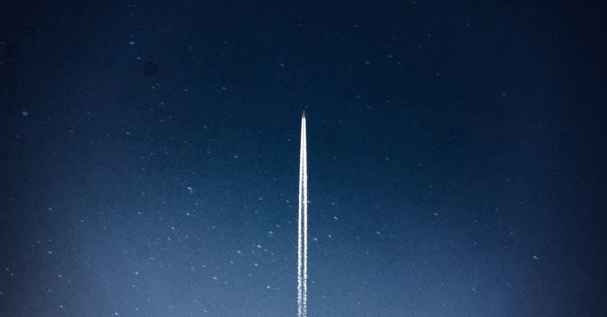 Space Shuttle Launch during Nighttime