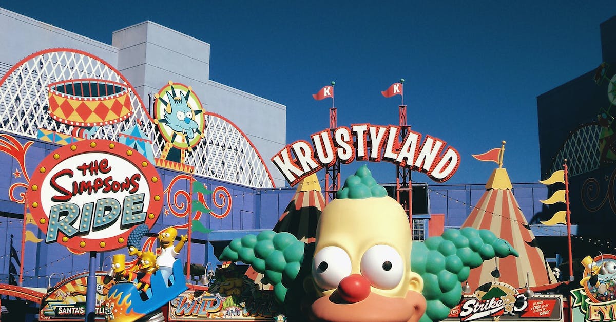 The Simpsons Ride in Amusement Park in Orlando